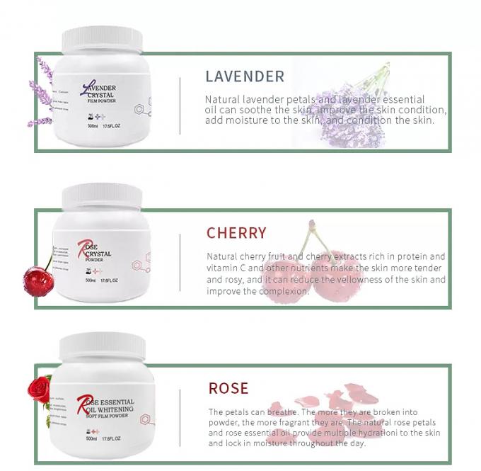 Casa Descasque-Lavanda Geléia Máscara Facial Spa Anti-Ageing hidratante em pó Máscara personalizada 2