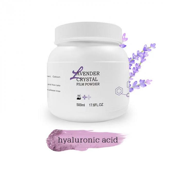 Casa Descasque-Lavanda Geléia Máscara Facial Spa Anti-Ageing hidratante em pó Máscara personalizada 6