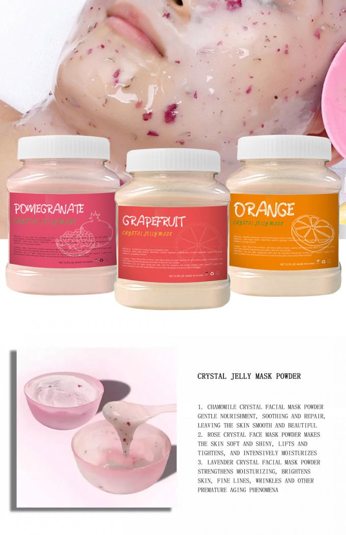 650 g de Mascareta de Frutas Orgânicas em Pó para Cuidados Faciais Produto de Mascareta de Geleia de Cristal DIY 4