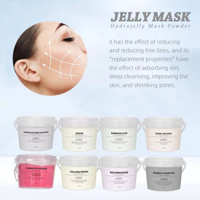 Cuidados Faciais Máscara de lama em pó de geléia 200g Volume Ingrediente principal Colágeno 2