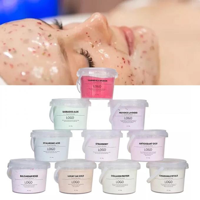 Cuidados Faciais Máscara de lama em pó de geléia 200g Volume Ingrediente principal Colágeno 3