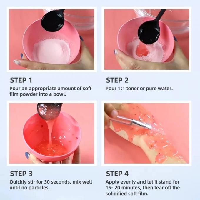 Cuidados Faciais Máscara de lama em pó de geléia 200g Volume Ingrediente principal Colágeno 10