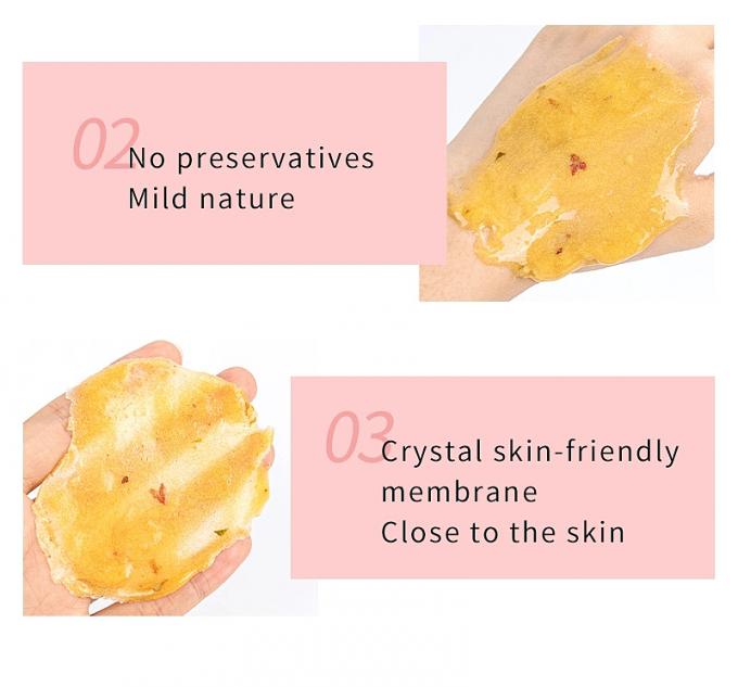 Marca privada Ácido hialurónico Máscara facial Função de clareamento Máscara facial Máscara de lama macia 8