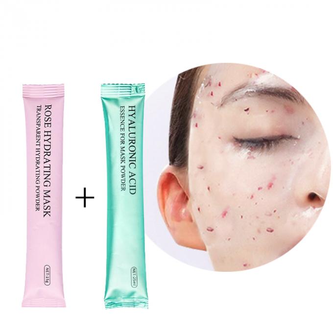 Marca privada Ácido hialurónico Máscara facial Função de clareamento Máscara facial Máscara de lama macia 0