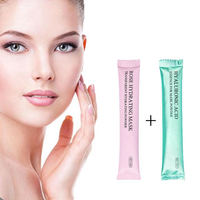 Marca privada Ácido hialurónico Máscara facial Função de clareamento Máscara facial Máscara de lama macia 2