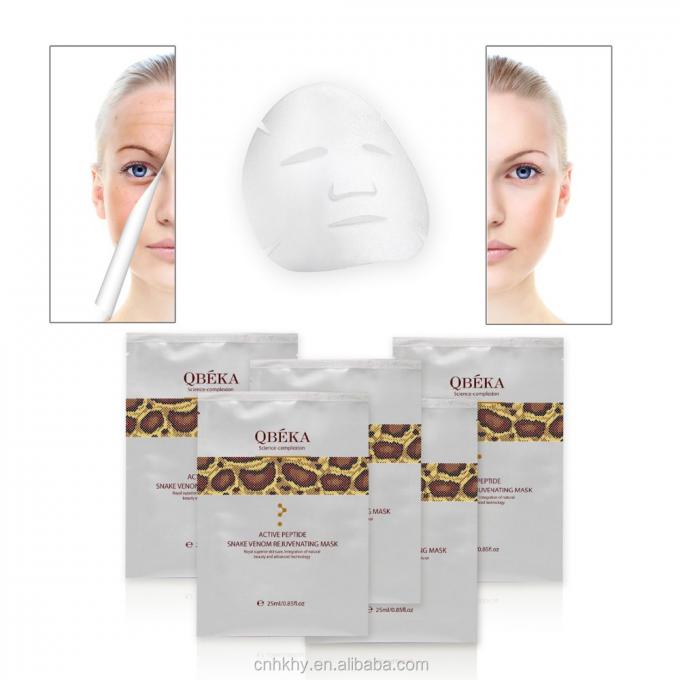 Branqueamento Anti-Ageing Soft Powder 24K Gold Facial QBEKA Masksheet Peptidos Colágeno Lifting Seda Ultra 0