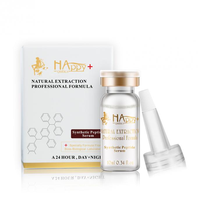 Sérum para apertar e apertar a pele Happy QBEKA Anti-rugas Péptido sintético 10 ml 0