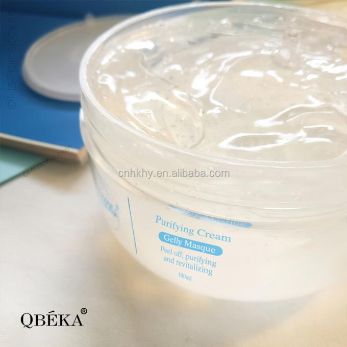 Clarificando e reparando gelatina de limpeza de frio para limpeza de rosto creme de peeling com peptídeos 5