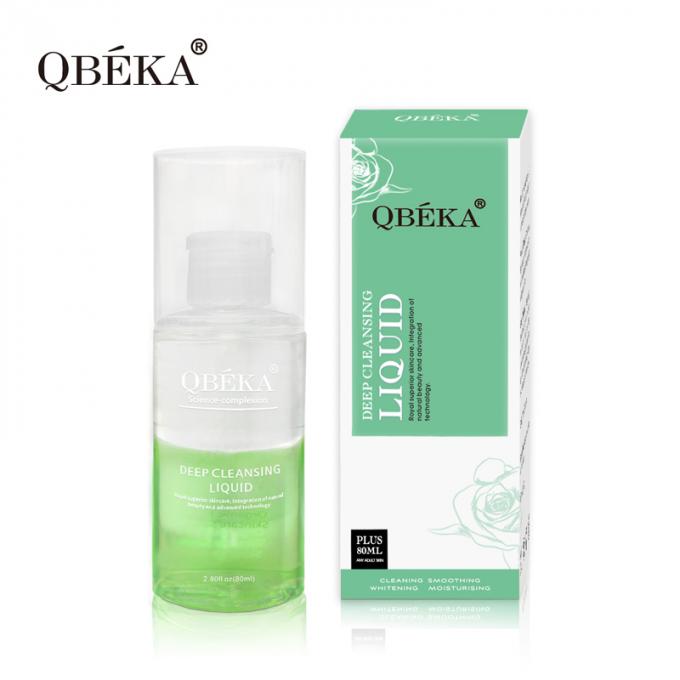 Limpeza de água de remoção de maquiagem 80ml sem irritação Limpeza profunda por equipe profissional de QC 5