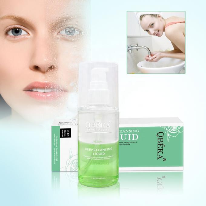 Limpeza de água de remoção de maquiagem 80ml sem irritação Limpeza profunda por equipe profissional de QC 0