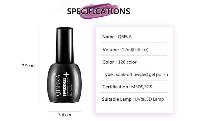 Verniz de unhas multicolor UV gel com acrilatos copolímero 5