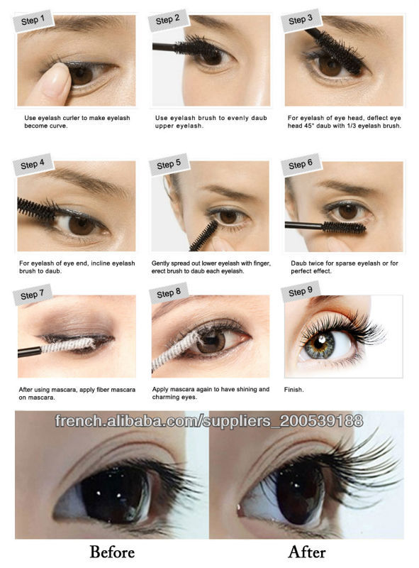 Obter lágrimas mais longas com Prolash Magic Extensão de alongamento Mascara Bio-enzima Fórmula 1