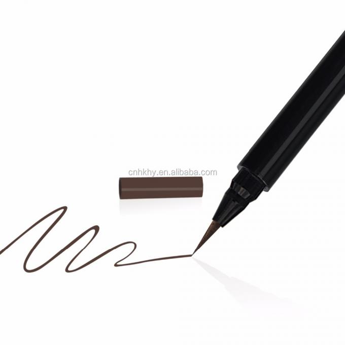 Ingredientes de ervas Densamente preto Eyeliner à prova d'água para melhor efeito na maquiagem dos olhos 7