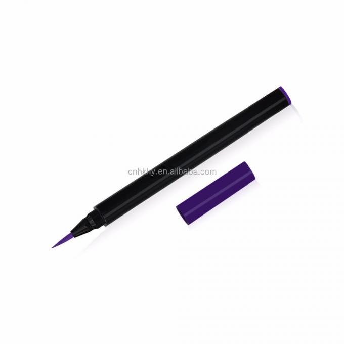 Ingredientes de ervas Densamente preto Eyeliner à prova d'água para melhor efeito na maquiagem dos olhos 9