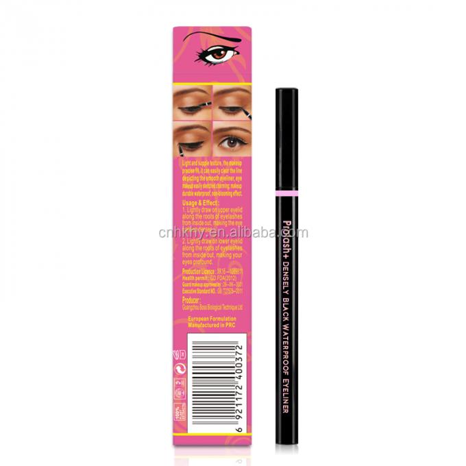 Eyeliner à prova d'água caneta de maquilhagem de olhos duradoura ultra-finho Clip Liquido Ferramenta resistente ao suor 0