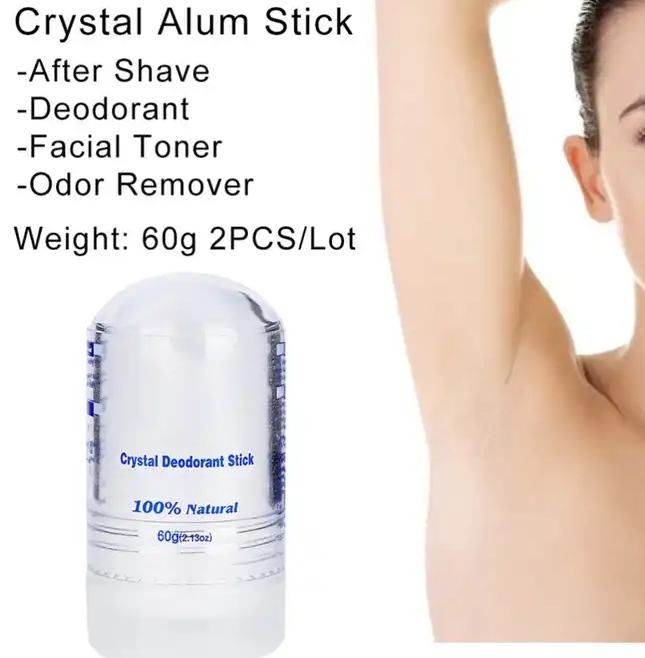 Desodorante de pedra de cristal de alumínio de fragrância personalizada para mulheres 7