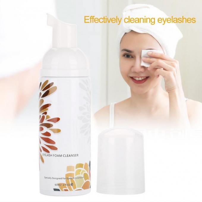 Limpeza de espuma de pestanas de ervas naturais Shampoo de pêlos de fragrância natural para limpeza profunda 4