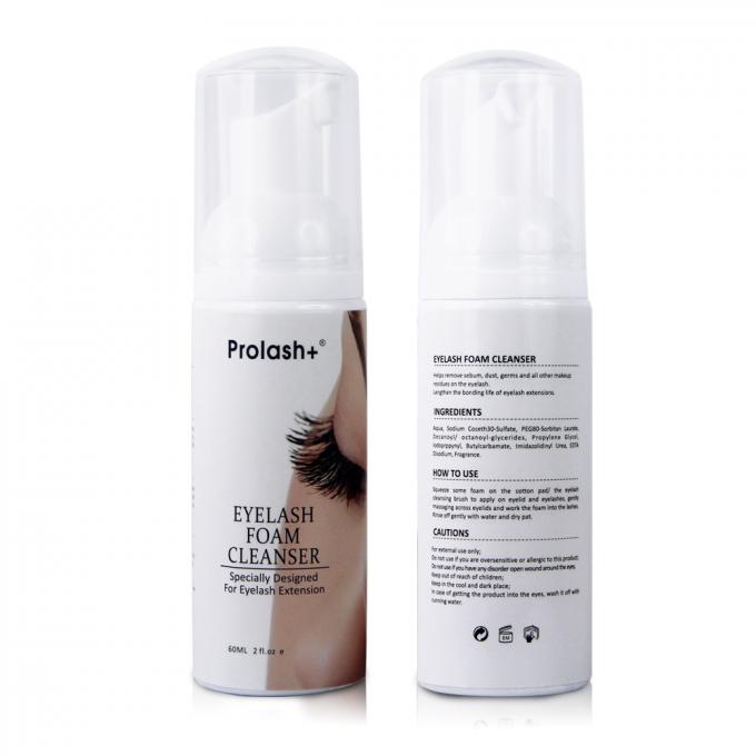 Limpeza de espuma de pestanas de ervas naturais Shampoo de pêlos de fragrância natural para limpeza profunda 9