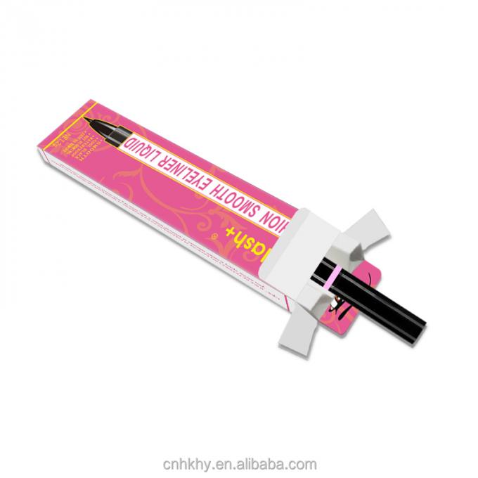 Eyeliner preto de carbono lápis ativado por água Eyeliner de marca privada em cor dourado rosa 4