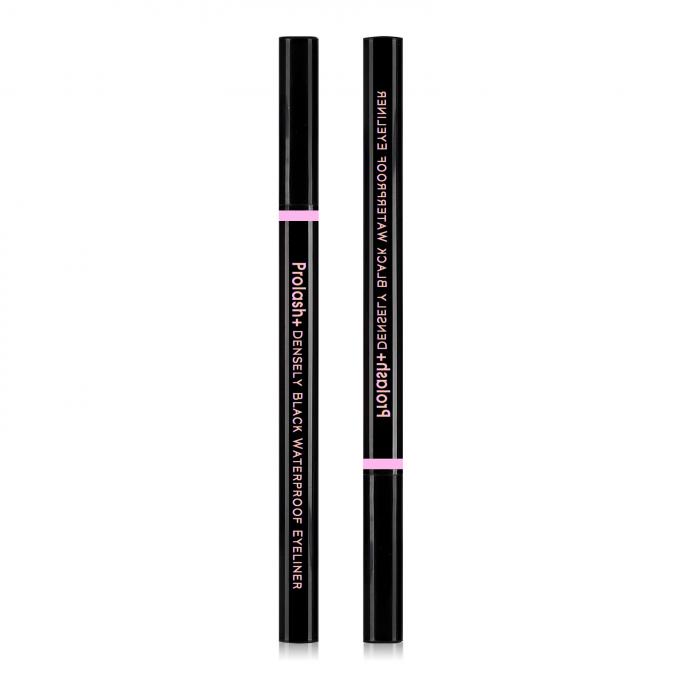 Eyeliner preto de carbono lápis ativado por água Eyeliner de marca privada em cor dourado rosa 6
