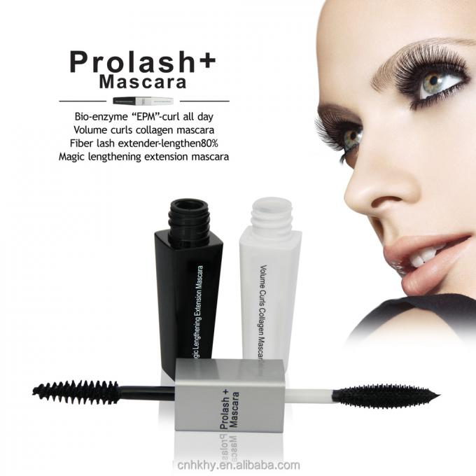 OEM Mascara Cosmética alongamento de pestana Fibra Mascara para más e mais longas cílios 6