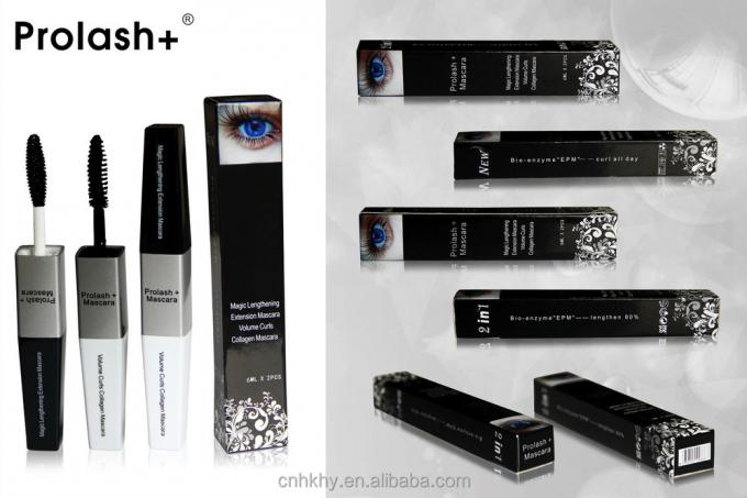 OEM Mascara Cosmética alongamento de pestana Fibra Mascara para más e mais longas cílios 9