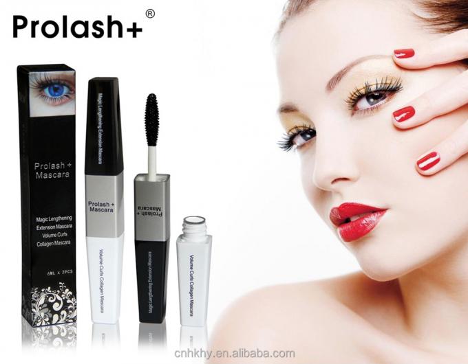 OEM Mascara Cosmética alongamento de pestana Fibra Mascara para más e mais longas cílios 11