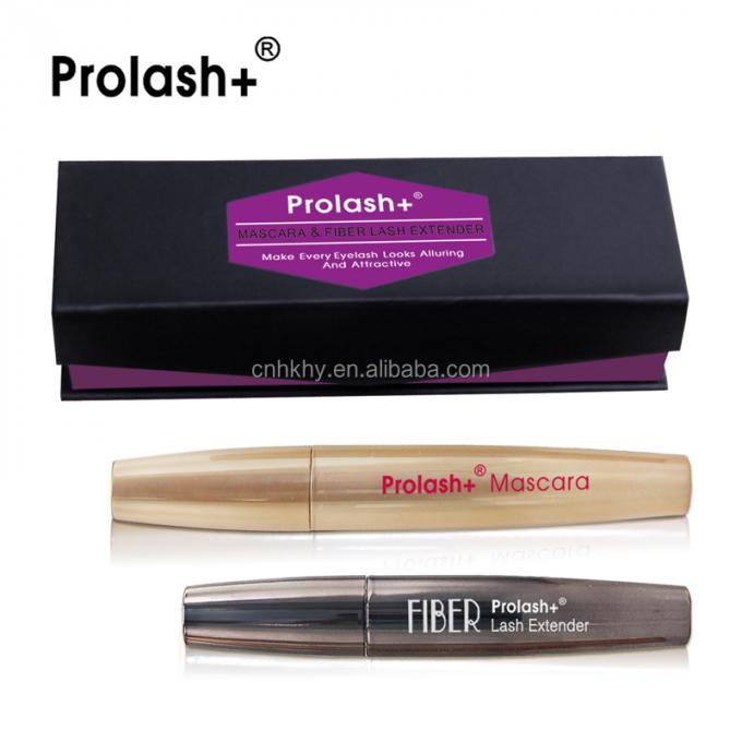 Prolash Mascara Fibra Lash Extender Semi Permanente Impermeável Kit de Extensão de Cravos Negros 0