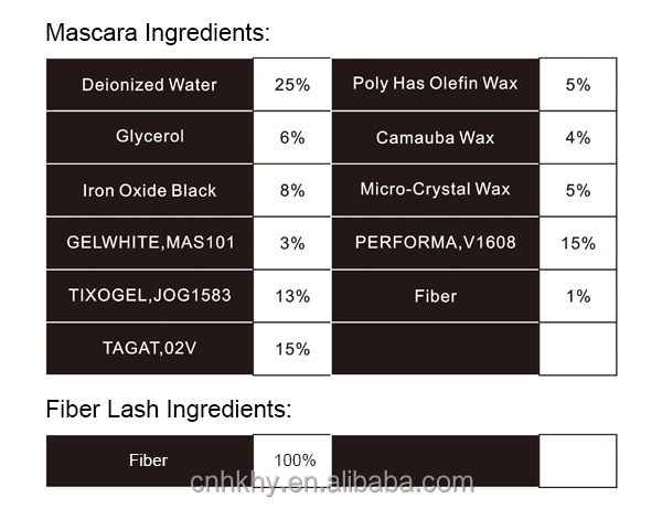 Prolash Mascara Fibra Lash Extender Semi Permanente Impermeável Kit de Extensão de Cravos Negros 1