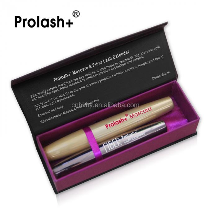 Prolash Mascara Fibra Lash Extender Semi Permanente Impermeável Kit de Extensão de Cravos Negros 9