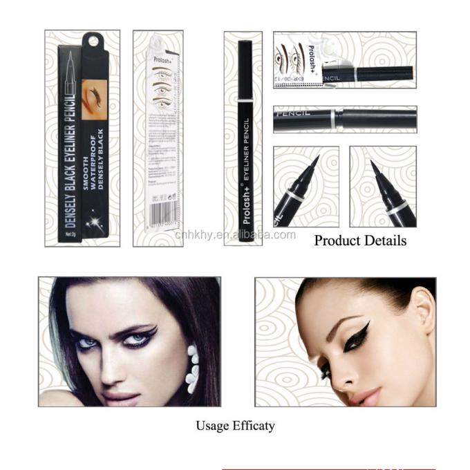 Ingrediente químico Prolash Eyeliner Halal Liner líquido para olhos para efeito duradouro 2