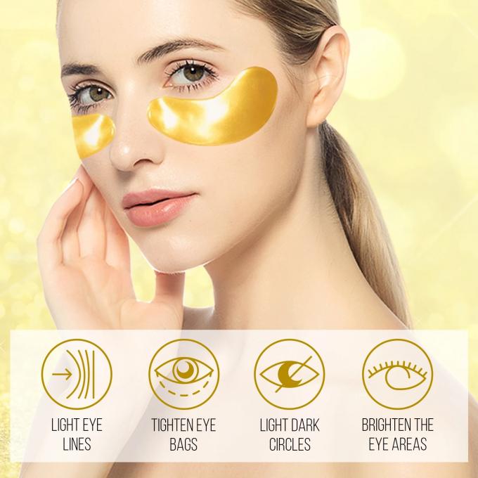 Mascarinha de olho de ouro hidratante para reduzir linhas finas e rugas 1