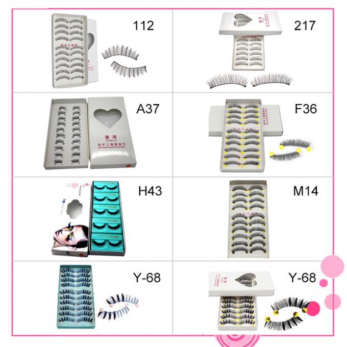 10mm-15mm Cravos naturais longos falsos 5 pares Extensões de cabelo sintético colorido 1