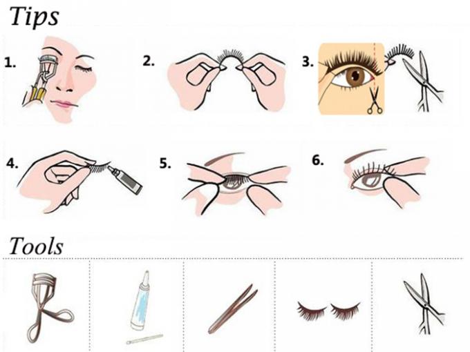 10mm-15mm Cravos naturais longos falsos 5 pares Extensões de cabelo sintético colorido 6